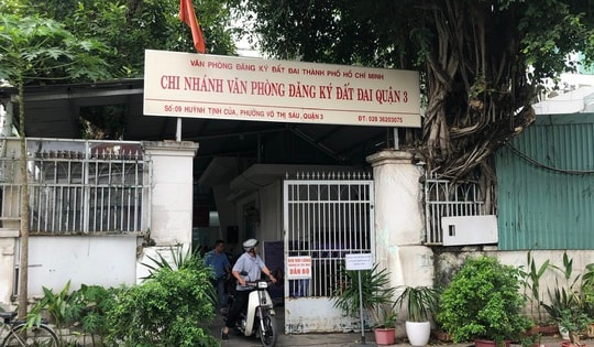 Nhiều hồ sơ bị quá hạn tại Chi nhánh Văn phòng đăng ký đất đai quận 3