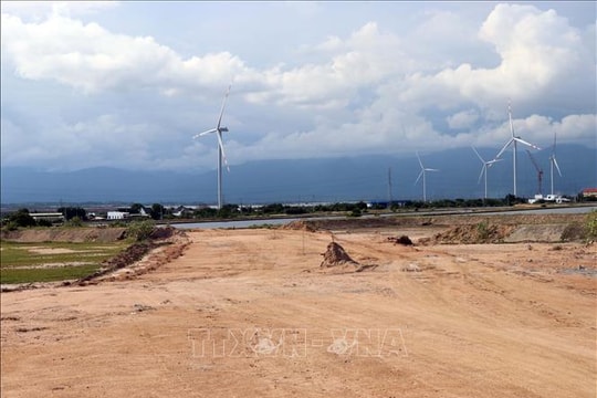 Dự án giao thông nối Quốc lộ 1 vào Cảng biển tổng hợp Cà Ná chậm tiến độ