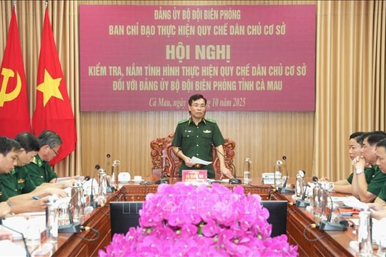 Bộ đội Biên phòng Cà Mau thực hiện hiệu quả Quy chế dân chủ cơ sở gắn với nhiệm vụ chính trị