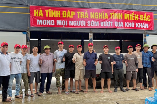 Người miền Trung 'trả ân tình' cho vùng lũ phía Bắc