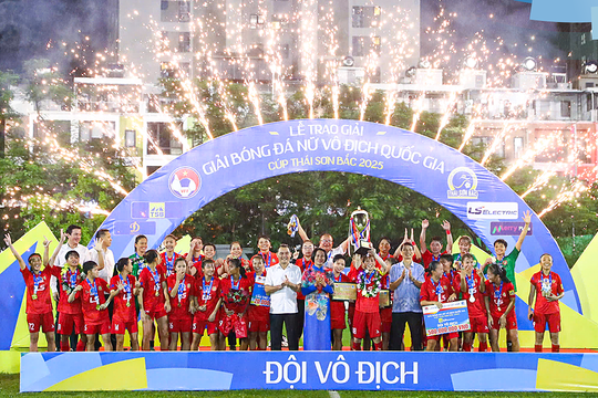 TP HCM lần thứ 14 vô địch bóng đá nữ quốc gia