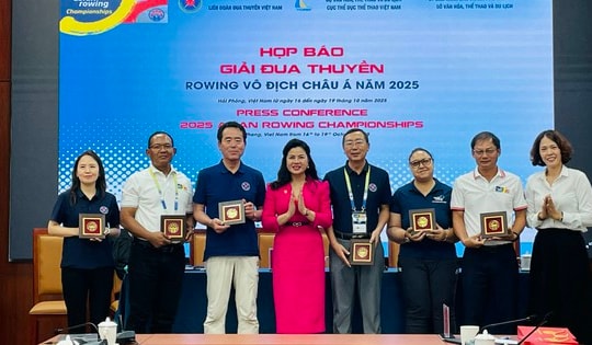 Lần đầu tiên Hải Phòng đăng cai Giải Đua thuyền Rowing vô địch châu Á 2025