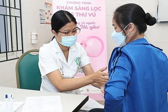 5.000 phụ nữ ở ba miền được tầm soát ung thư vú miễn phí