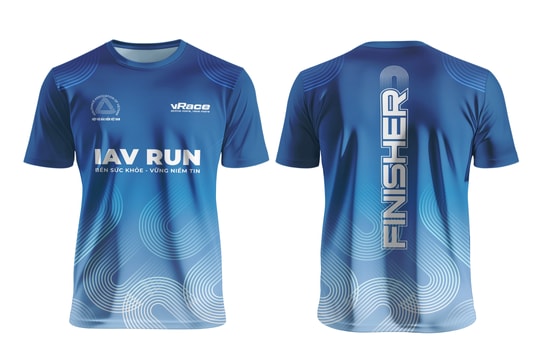 Giải IAV Run 2025 ra mắt áo finisher, huy chương