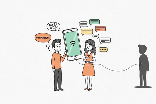 Bạn gái đòi bồi thường thanh xuân hai năm yêu tôi khi cãi nhau to