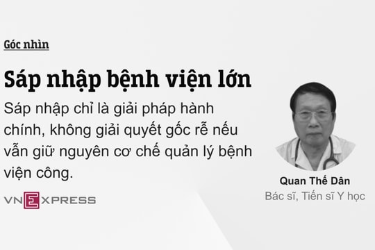 Sáp nhập bệnh viện lớn