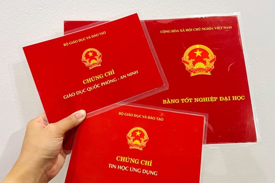 Bộ Giáo dục dự kiến cấp văn bằng, chứng chỉ số trong 5 ngày