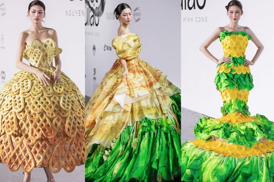 NTK Việt gây sốt khi đưa bánh dân gian lên sàn diễn thời trang