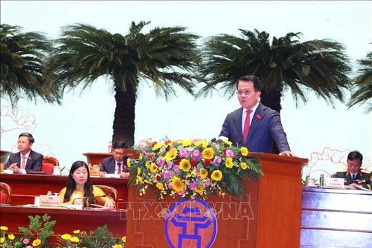 Bầu 75 đồng chí vào Ban Chấp hành Đảng bộ thành phố Hà Nội khóa XVIII