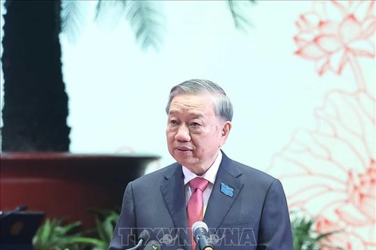 Tổng Bí thư Tô Lâm: Cần đặt 'Văn hiến - Bản sắc - Sáng tạo' ở vị trí trung tâm của mọi định hướng phát triển Thủ đô