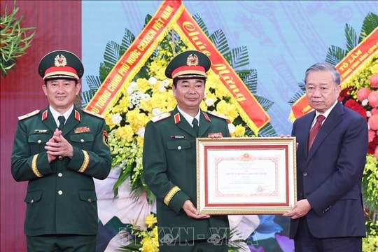 Tổng Bí thư Tô Lâm: Chăm lo xây dựng Lực lượng vũ trang Quân khu 1 vững mạnh toàn diện