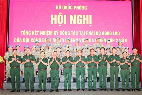 Việt Nam nghiên cứu đề xuất mở rộng thêm 5 loại hình đơn vị tham gia gìn giữ hòa bình