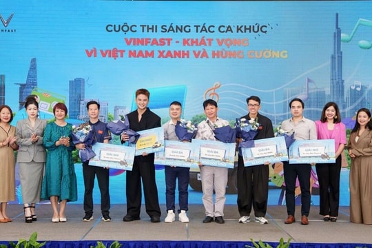 VinFast trao giải cuộc thi sáng tác bài hát