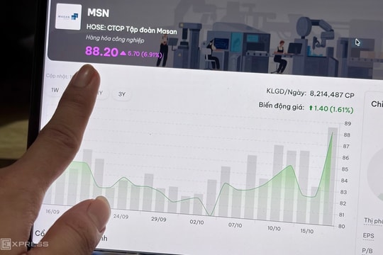 Cổ phiếu Masan tăng trần