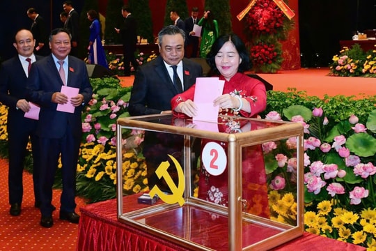 Hà Nội công bố 75 người trúng cử Ban Chấp hành Đảng bộ khóa 18