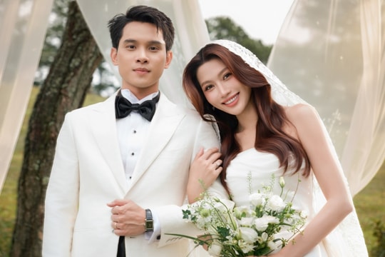 Á hậu Quỳnh Châu chụp ảnh cưới ở Đà Lạt