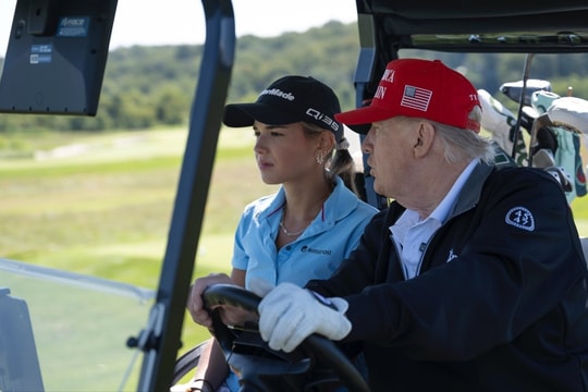 Kai Trump kể chuyện chơi golf với ông nội