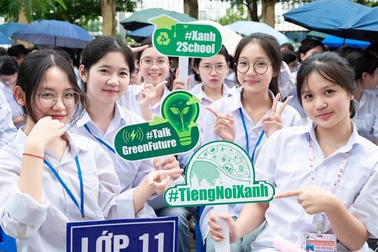 Học sinh THPT cả nước lan toả thông điệp bảo vệ môi trường