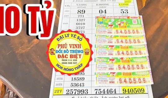 Xổ số miền Nam ngày 17-10: Người phụ nữ trúng 5 vé độc đắc, chỉ nhận tiền mặt 1,5 tỉ đồng