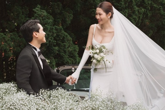 Quỳnh Châu gợi cảm bên chồng doanh nhân