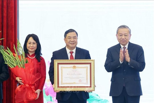 Tổng Bí thư Tô Lâm dự Lễ kỷ niệm 95 năm Ngày truyền thống Văn phòng Trung ương Đảng