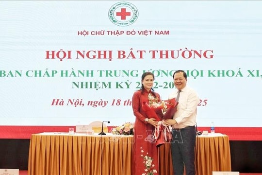 Bà Đỗ Thị Thu Thảo giữ chức Chủ tịch Trung ương Hội Chữ thập đỏ Việt Nam khóa XI