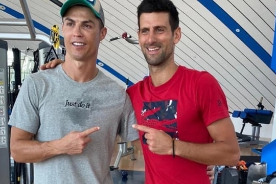 Ronaldo truyền cảm hứng cho Djokovic