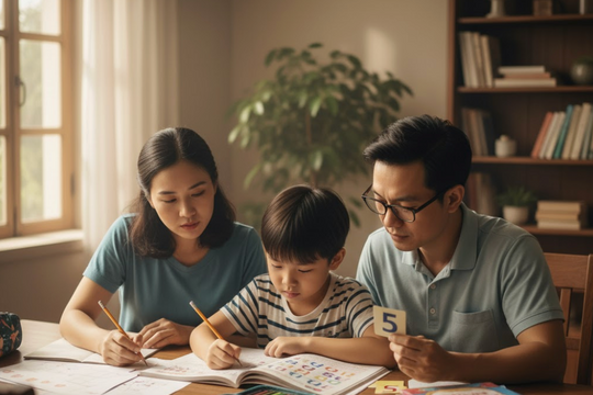 Khi thi giữa học kỳ I là 'bước ngoặt cuộc đời' của học sinh lớp 1