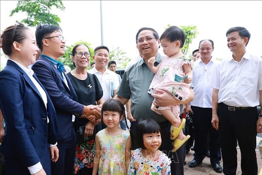 Thủ tướng Phạm Minh Chính thăm Khu nhà ở xã hội tại Cần Thơ