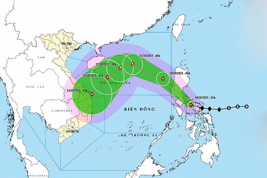 Thời tiết ngày 19/10: Bắc bộ chuyển lạnh, biển đông xuất hiện bão số 12