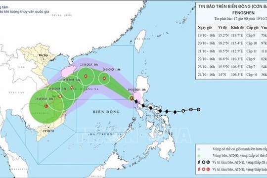 Bão số 12 có khả năng mạnh thêm trong 24 giờ tới