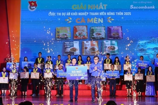 Dự án 'Cà mèn' giành giải nhất Cuộc thi khởi nghiệp thanh niên nông thôn 2025