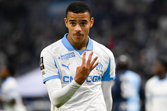 Greenwood ghi 4 bàn, Marseille chiếm đỉnh bảng Ligue 1