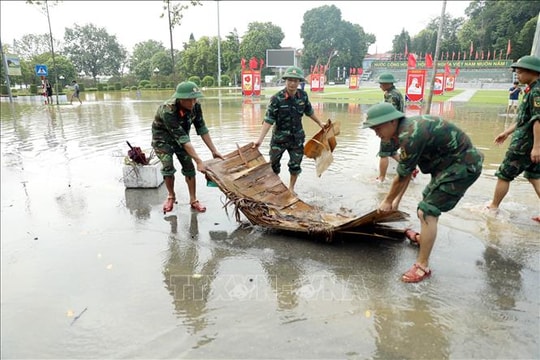 Quân đội sẵn sàng lực lượng tại khu vực nguy cơ bị chia cắt, cô lập để hỗ trợ nhân dân