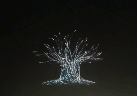 Màn trình diễn kỷ lục drone và pháo hoa gây sốt ở Trung Quốc