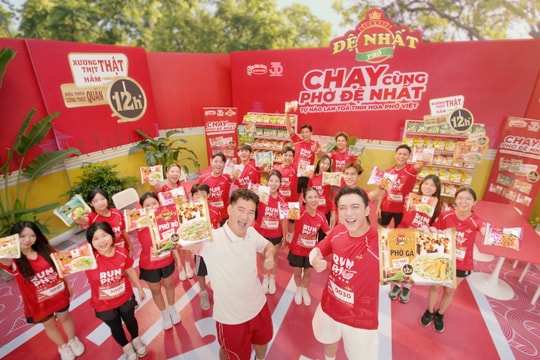Acecook Việt Nam tổ chức sự kiện kết hợp chạy bộ và phở