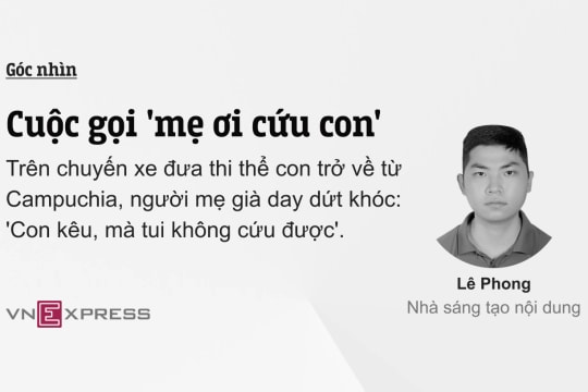 Cuộc gọi 'mẹ ơi cứu con'