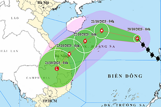 Bão Fengshen sẽ gây lũ vượt báo động ở miền Trung