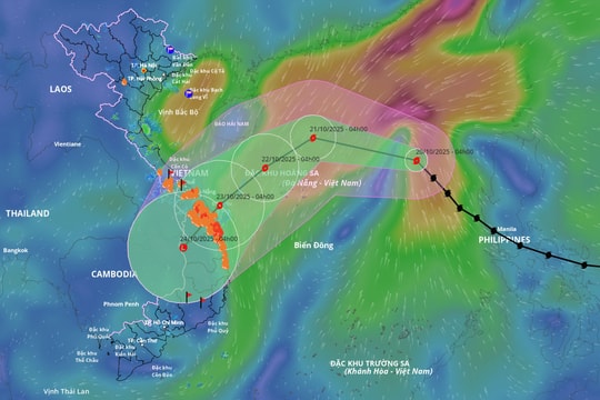 Bão Fengshen sẽ gây lũ vượt báo động ba ở miền Trung