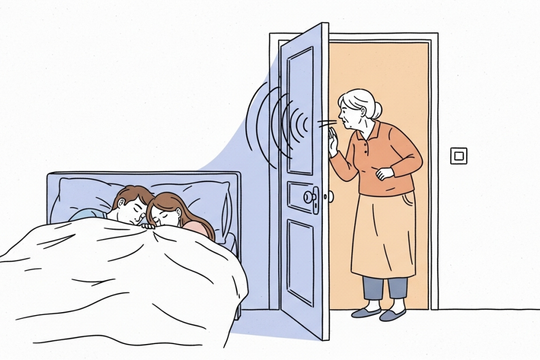 Mẹ chồng gọi cửa khi 6h30 sáng cuối tuần tôi chưa dậy