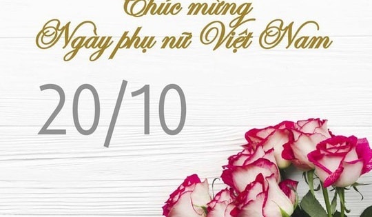 Những mẫu thiệp chúc mừng ngày Phụ nữ Việt Nam 20/10 đẹp nhất