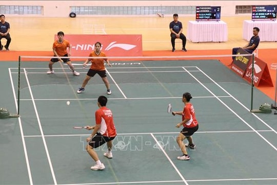 300 vận động viên tham gia giải cầu lông quốc tế ở Ninh Bình