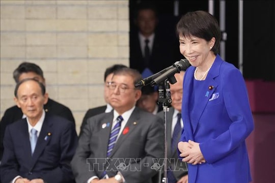 Điện mừng bà Takaichi Sanae được bầu giữ chức Thủ tướng Nhật Bản