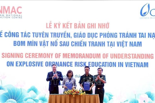 Mở rộng hợp tác, tăng cường vận động tài trợ nguồn lực khắc phục hậu quả bom mìn