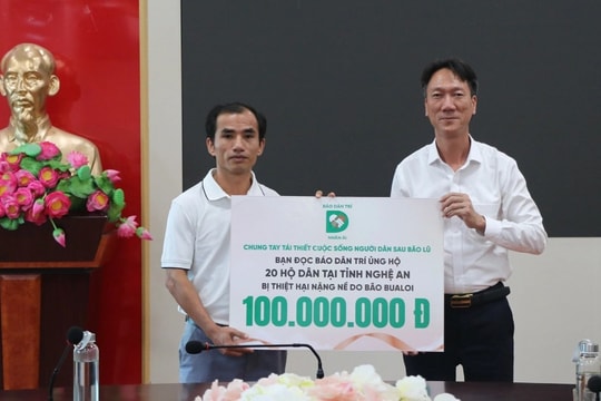 Bạn đọc Dân trí tiếp nguồn động viên người dân bị thiệt hại do bão Bualoi