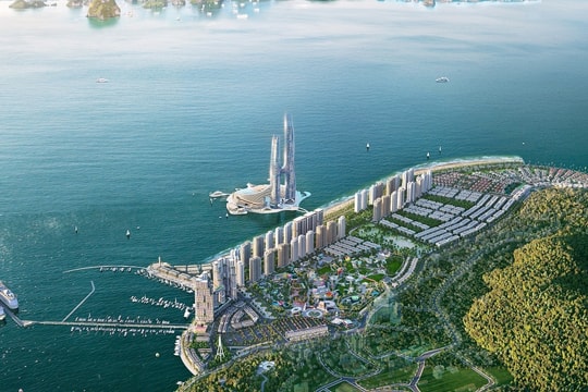 Sun Elite City hưởng lợi từ vị trí sát biển, gần vịnh Hạ Long