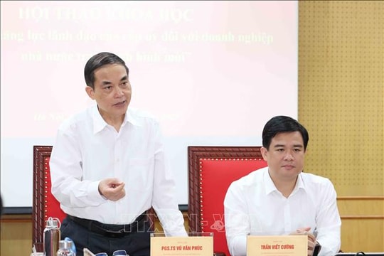 Nâng cao năng lực lãnh đạo của cấp ủy đối với doanh nghiệp nhà nước