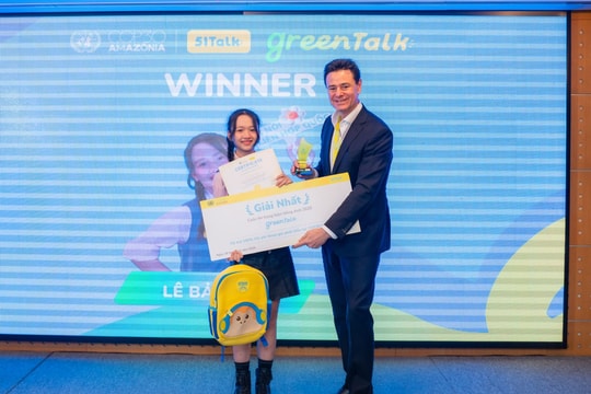 Lần đầu tiên học sinh Việt Nam tham gia phát biểu tại Hội nghị COP30 ở Brazil