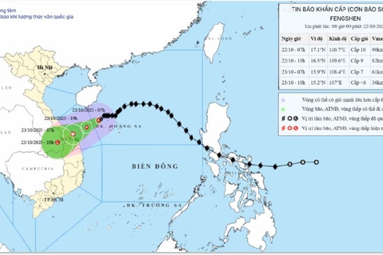 Bão số 12 áp sát đất liền, từ Hà Tĩnh đến Quảng Ngãi có mưa rất to