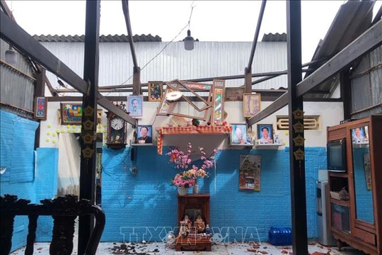 Lốc xoáy gây nhiều thiệt hại ở phường Hiệp Thành (Cà Mau)